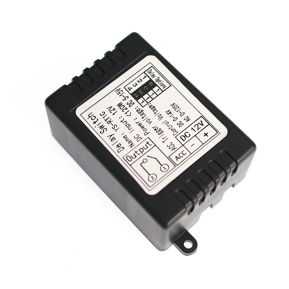 12V time delay relay Module, turn-on delay switch module, car modification, single-chip control time period optional