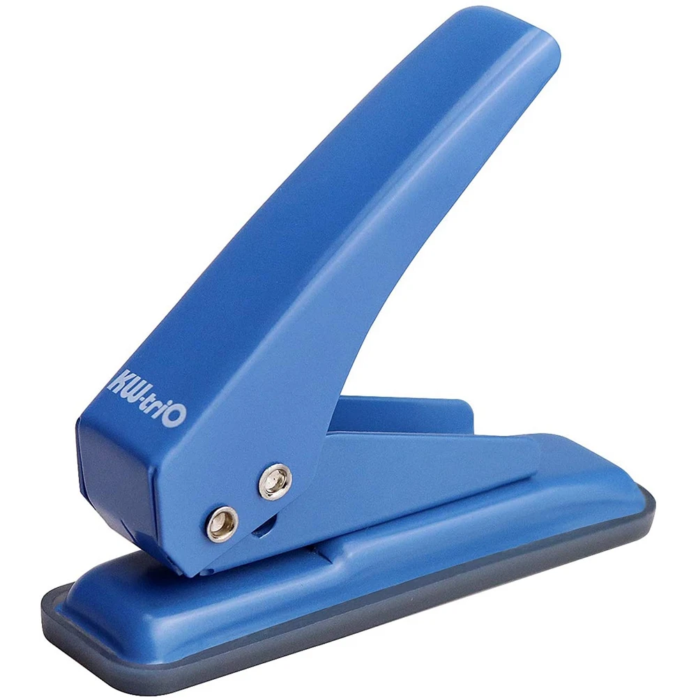 KW-TRIO 3 Pieces Single Hole Puncher with Lock Handheld 1/4 Inches Hole Puncher 20 Sheet Punch Capacity Punchers Hand Craft