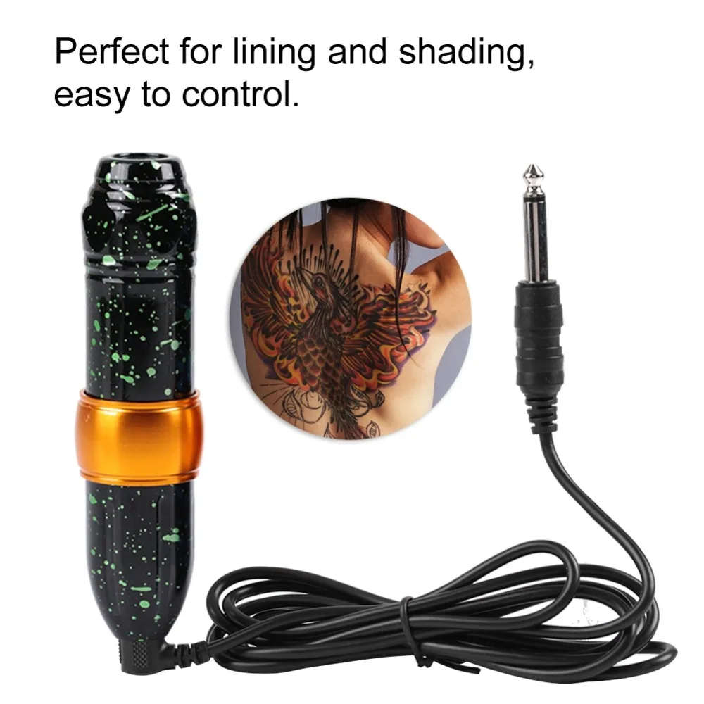 1 Stuks Raketmotor Tattoo Pen Motor Lip Body Roterende Tattoo Machine Make-Up Microblading Pen Kleuren Elektrische Tattoo Pistool Benodigdheden