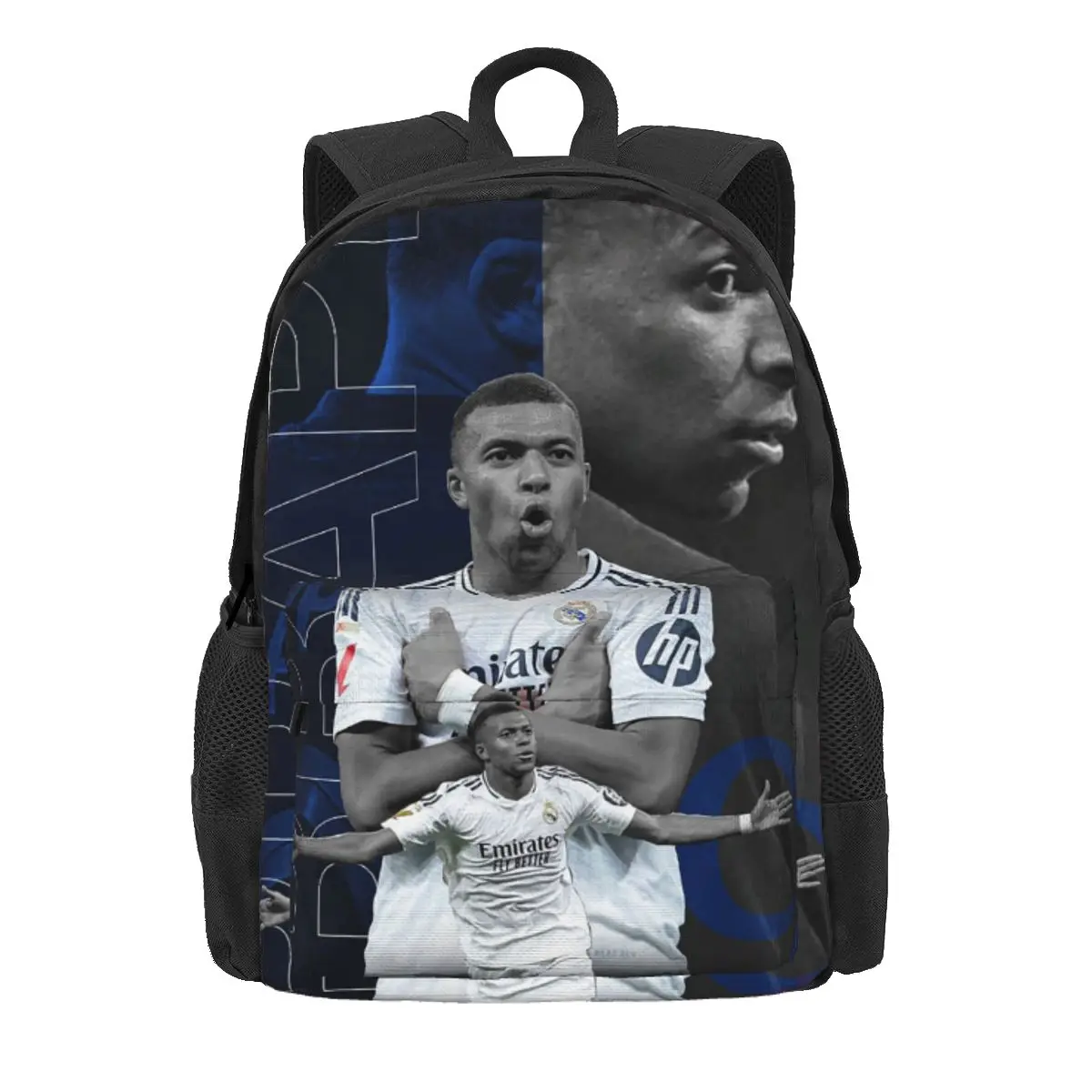 

Football KM Mbappe Soccer Backpack Daypack Large Capacity Boys Girls BookBag School Bag Shoulder Bags for Men Women