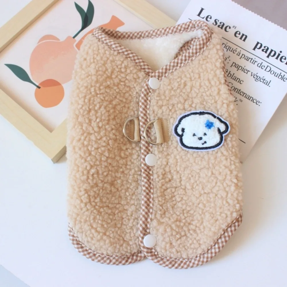 

New Soft Winter Dog Clothes Thicken Comfortable Dog Coat Yorkie Style French Bulldog Style Puppy Vest Small Medium Dogs