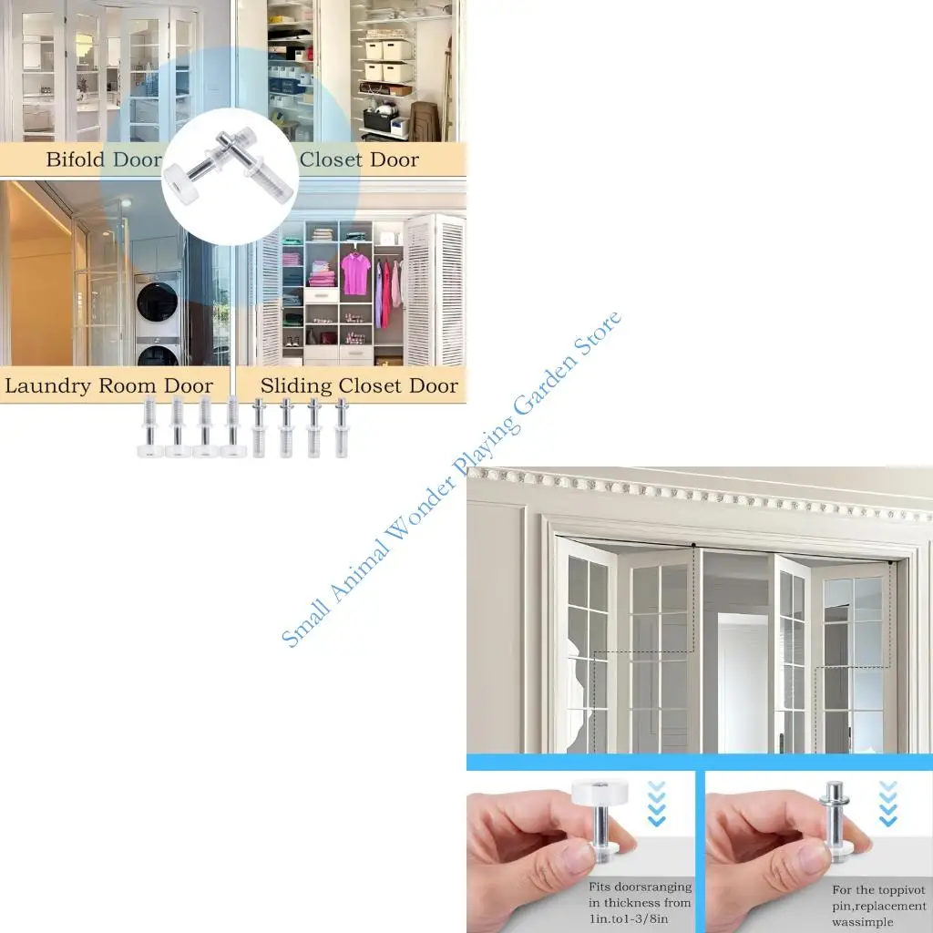 

C9GC 8pcs Pivots Hinge Top Guide Guide Wheel Bifold Adwork Adplaware Employs Elebry в установке