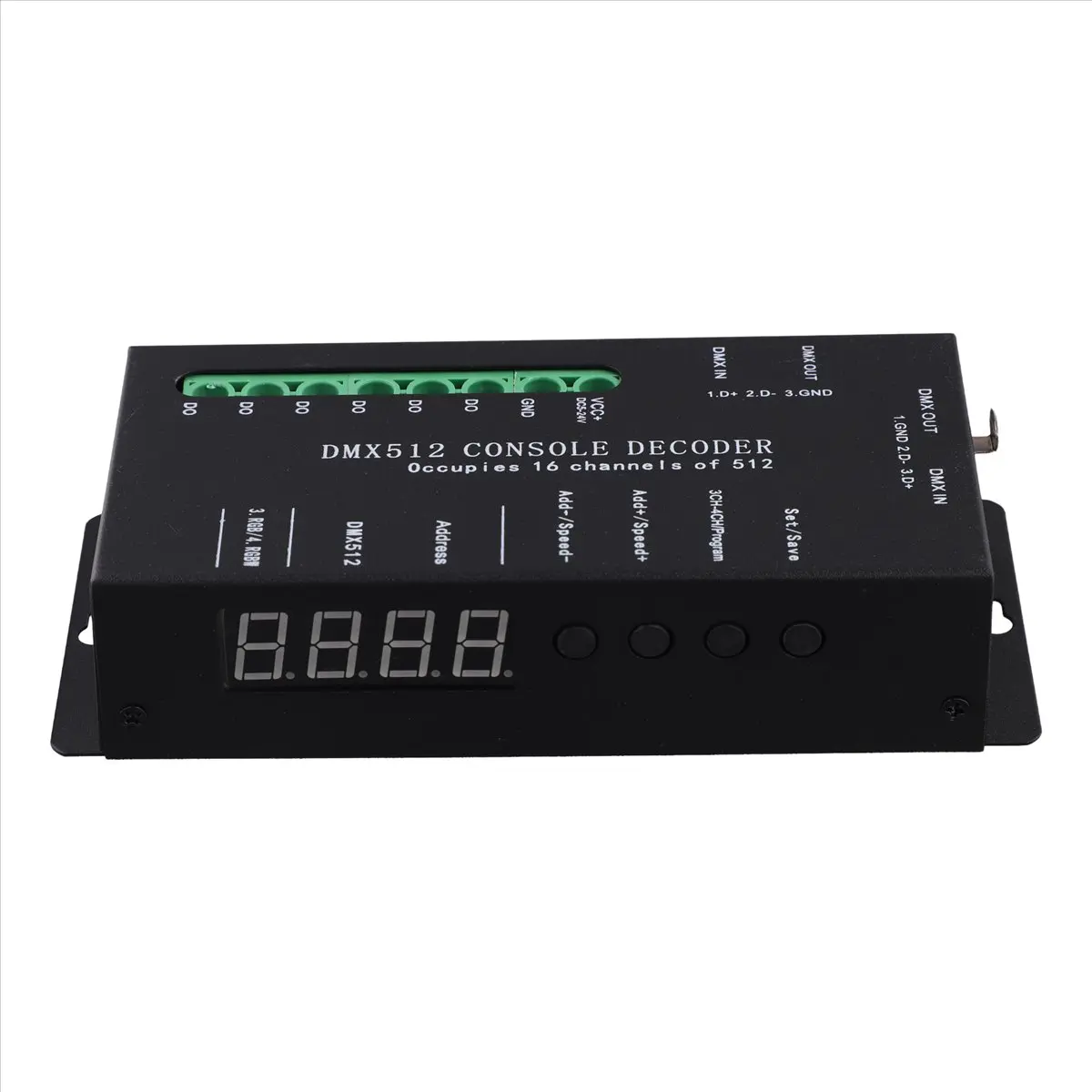 A72Z -SPI Color Controller Water Light Strip Connected LED DMX512 Console Intelligent Lighting Decoder