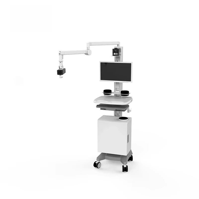 Industrial style medical mobile arm teaching car metal plastic hospital remote surgery demonstration use
