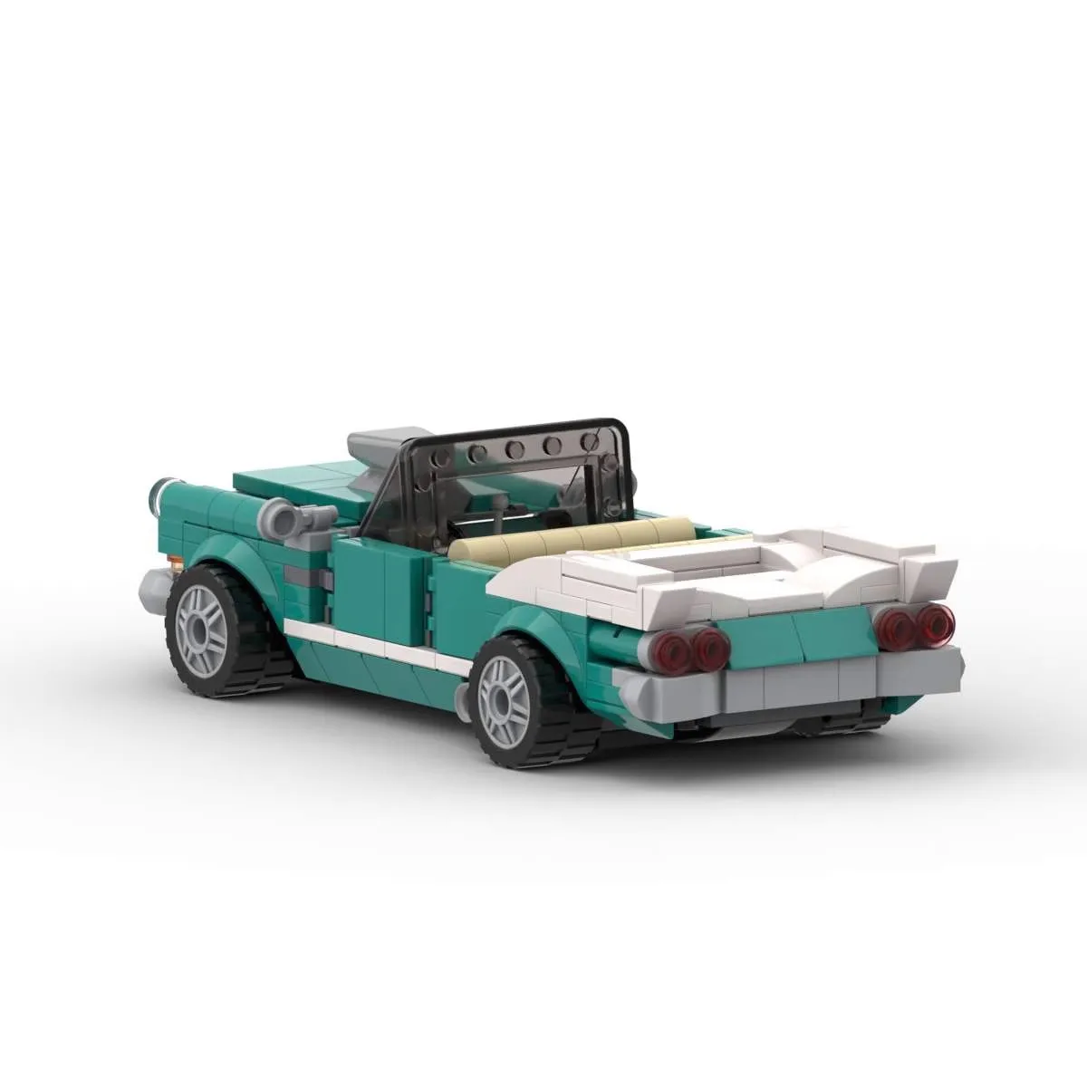 Retro Vintage Civilian Car Brick Assembly Toy Spliced Classic City Road Vehicle With Delicate Window Wheel Puzzle Toy for Fans
