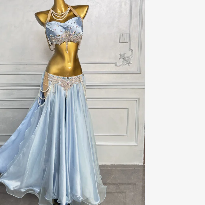 

Belly Dance Lesson Wear Oriental Dress Womens Tops Skirt 2026 Dancewear Suit Costume For Girls Stage Clothing Bellydance Outfits