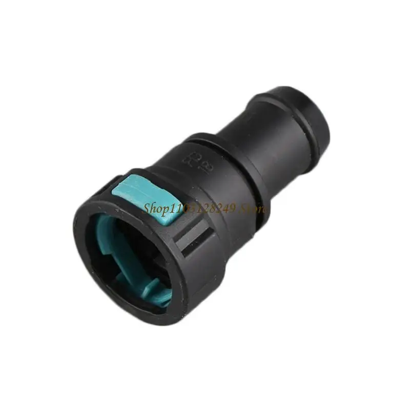 ストレート燃料コネクタ クイックディスコネクトフィッティング プッシュボタンロック付き 18mm ホースパイプ用 工具不要の取り付け不要