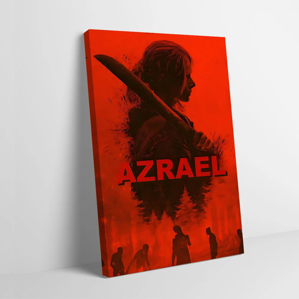 Azrael Movies Poster Customizable Printed Canvas Painting Wall Art Gift for Gamer Decoration Modern Living Room Pictures Mural