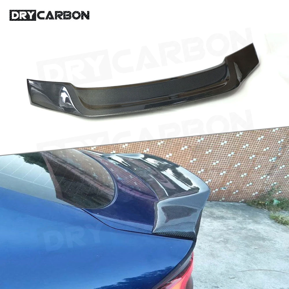 

Carbon Fiber Rear Trunk Duck Spoiler Wing For Audi A5 S5 RS5 2013-2019 Rear Spoiler Rear Trunk Wing Car Styling Body Kits