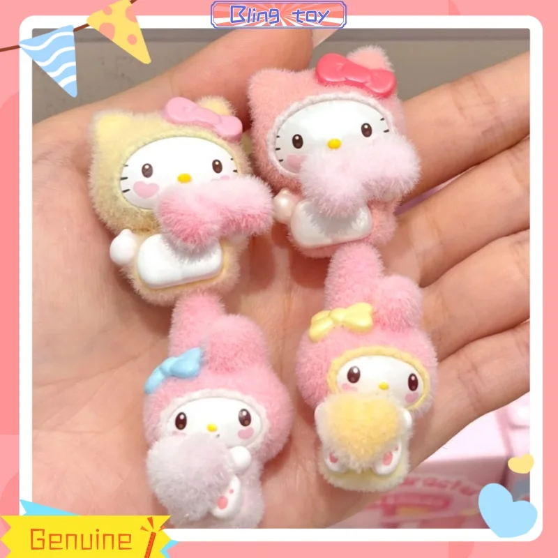 

Новая оригинальная пушистая маленькая детская серия слепая коробка, милая мини-сумка Hellokitty, игрушка, кукла, украшение для рабочего стола, модная тенденция, игрушка в подарок