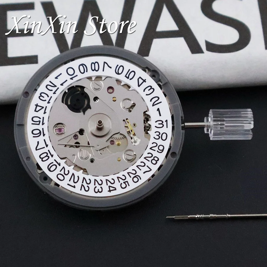 Genuine Japan NH35A Automatic Mechanical Movement High Accuracy 24 Jewels Mod Watch Replacement Watch Parts NH35 Date at 3:00