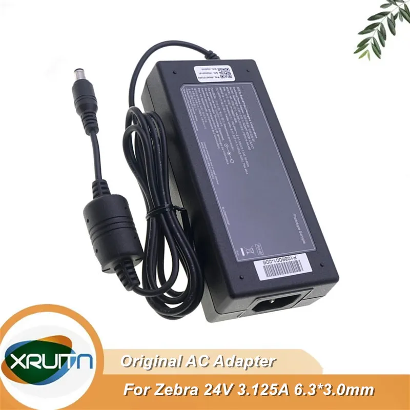

Оригинальный адаптер переменного тока 24 В 3,125 А FSP075-RAAN2 P1076001-006 SAW-52-312524 для зарядного устройства принтера ZEBRA ZD410 GX420T GX430T ZD420 ZD620