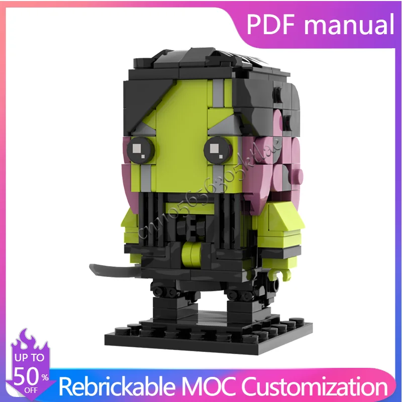 

242 PCS MOC Famous Hero Characters Swordsman Modular Customized Building Blocks Model Kids Assembly Display Toy Festival Gifts