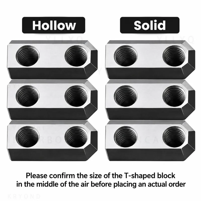 SBT 5/6/8 T-Slot Nut Block for Hydraulic CNC Lathe Chuck Jaws Inch Size Internal Boring Machining Holder Cutting Tool