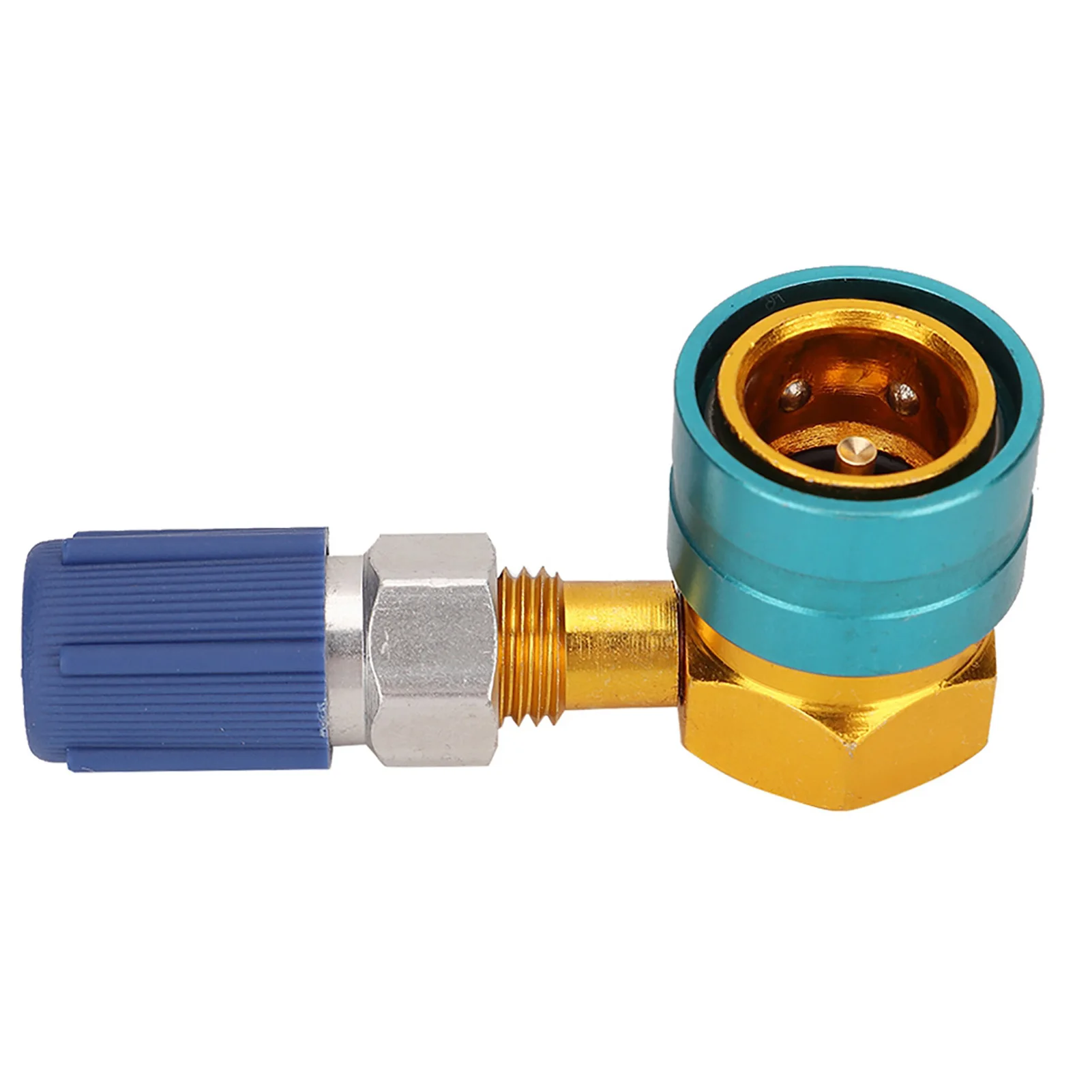 R1234YF to R134A Auto Air Conditioning Refrigerant Coupling Right Angle Simple Liquid Connection Air Conditioning Accessories