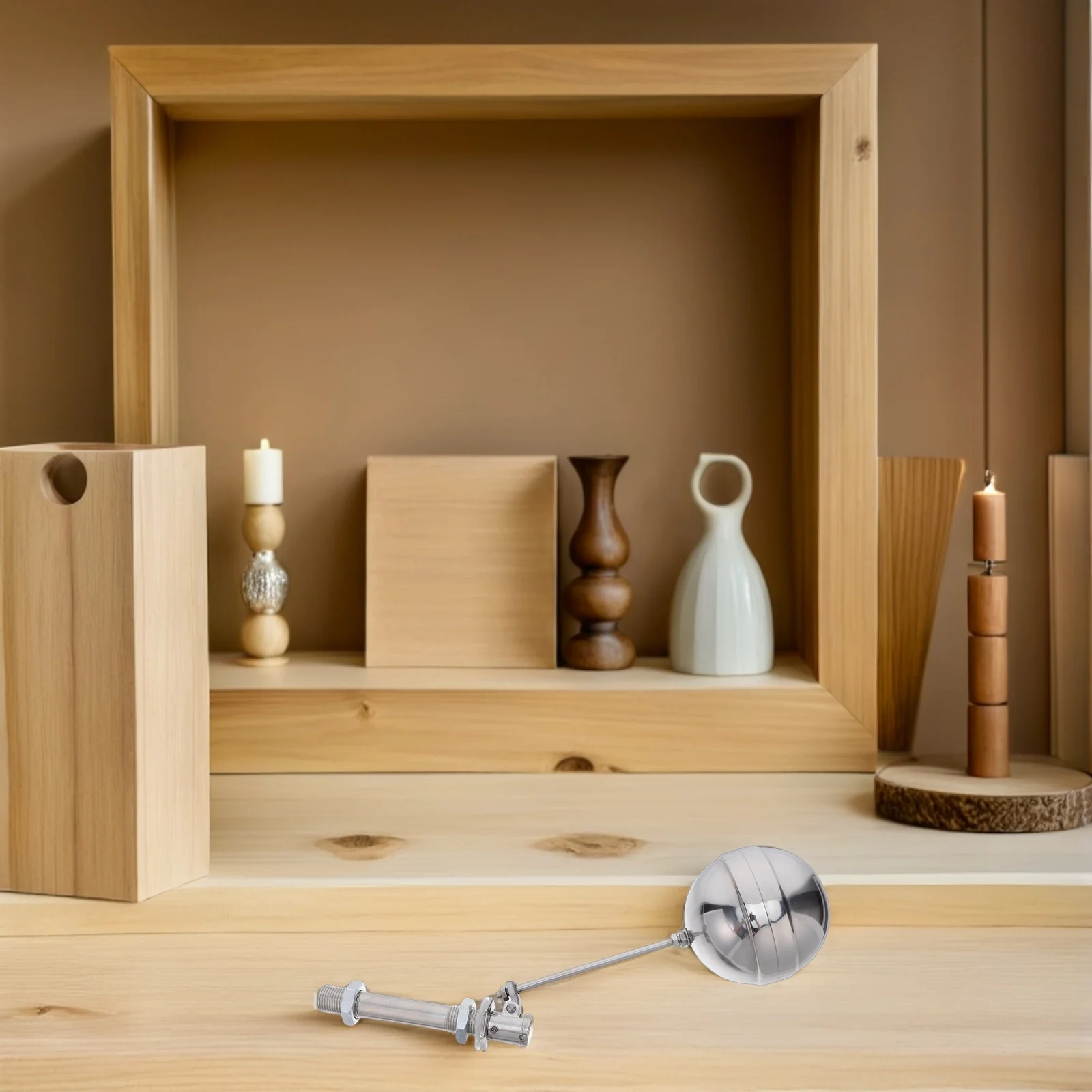 

1/2 Inch Automatic Float Valve Stainless Steel Water Level Control Valve For Tank Pond Hydroponics Farm Industrial Auto Shut Off