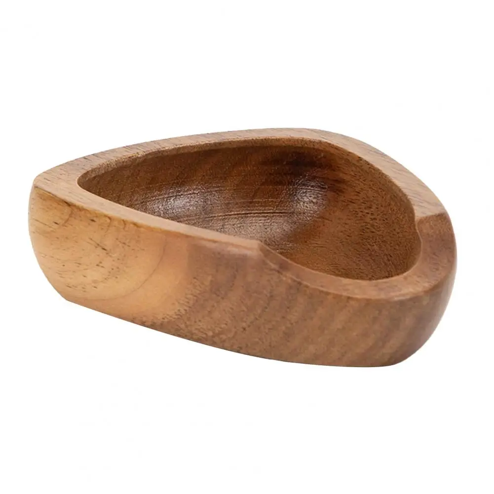 Durable Wood Coffee Tray Coffee Dosing Tray with Scoop Anti-static Wooden Bean Dish Espresso Powder Receiver for Home Cafe