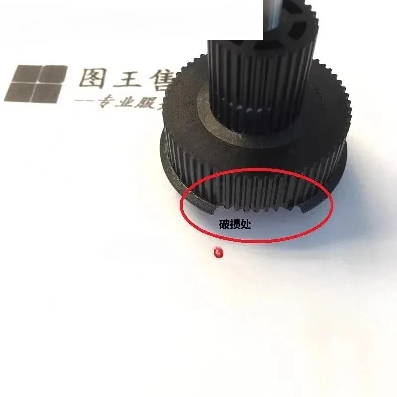 中古彫刻機付属品-graphtecce6000y-は損傷部品のあるこのホイールを駆動します