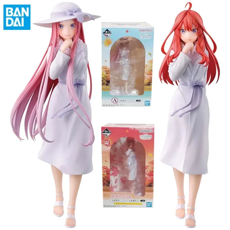 Bandai Original Ichiban KUJI The Quintessential Quintuplets Anime Figure Nakano Rena Action Figure Toys for Boys Girls Kids Gift