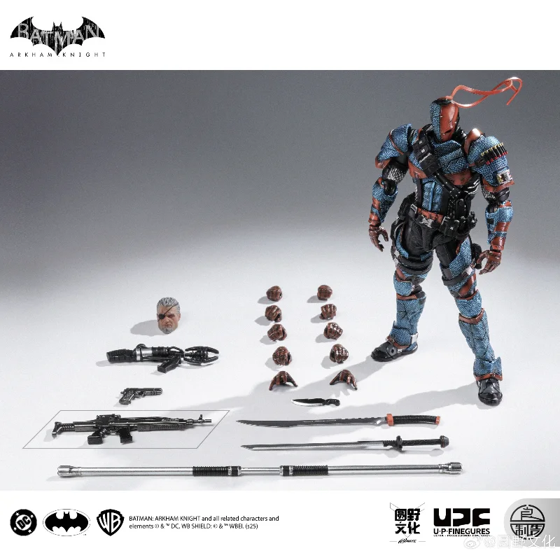 LPZZ ROUNO CUEURE DC002 1/12 Deathstroke Arkham Knight وحدة نهائية متحركة باتمان تحصيل نموذج عمل أنيمي الشكل لعبة