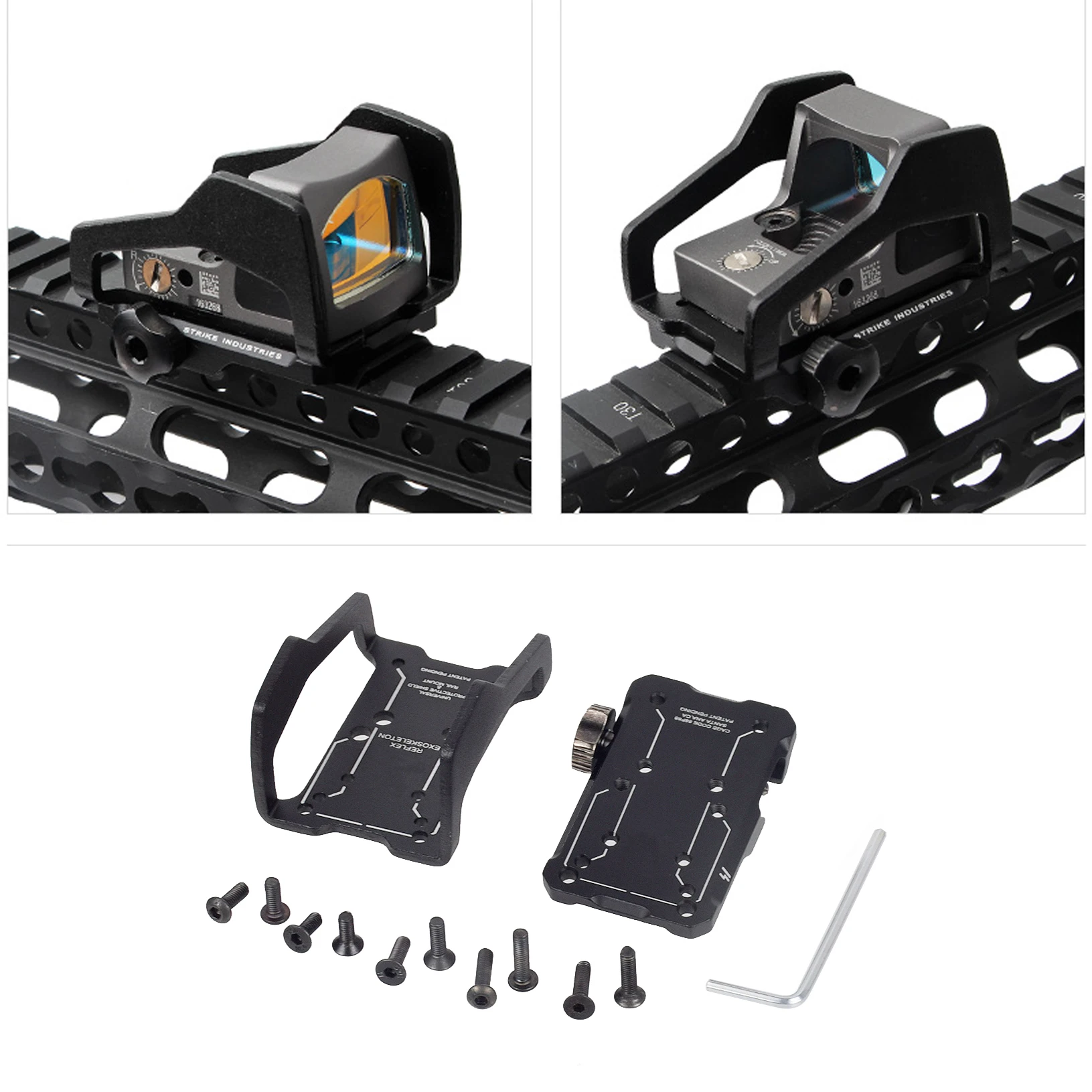 

Tactical Metal RM Red Dot Sight Riser Base Hunting Scope Mount LEAP 04 Huntings Accessory For 20mm Picatinny Rail Riser Mount