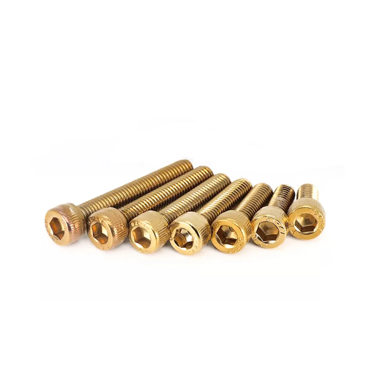 304 SS Surface Coated With Titanium Gold Color Cup Head Hexagonal Screw/Modified Motorcycle Fuel Tank Cover Bolt M4-M10