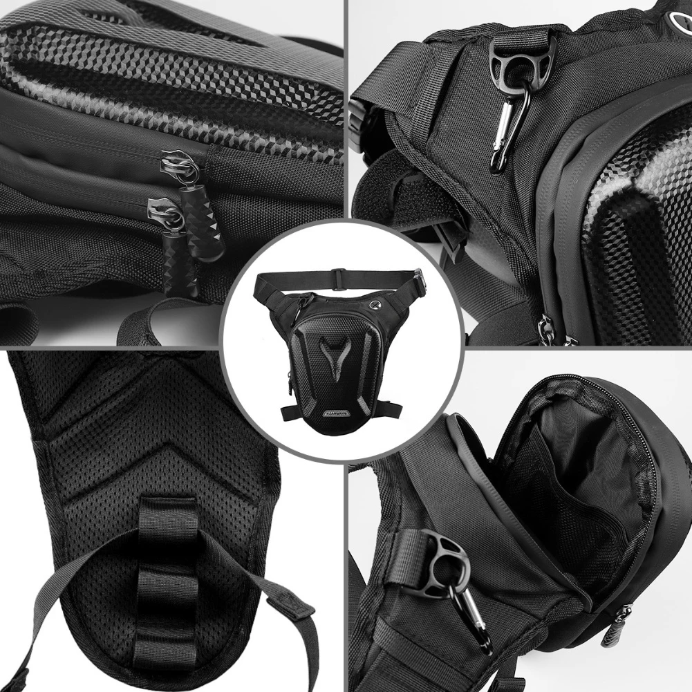 Motorcycle Leg Bag Thigh Bag EVA Hard Shell Material Providing Excellent  Resistance And Scratch-proof Capabilities For Long-las