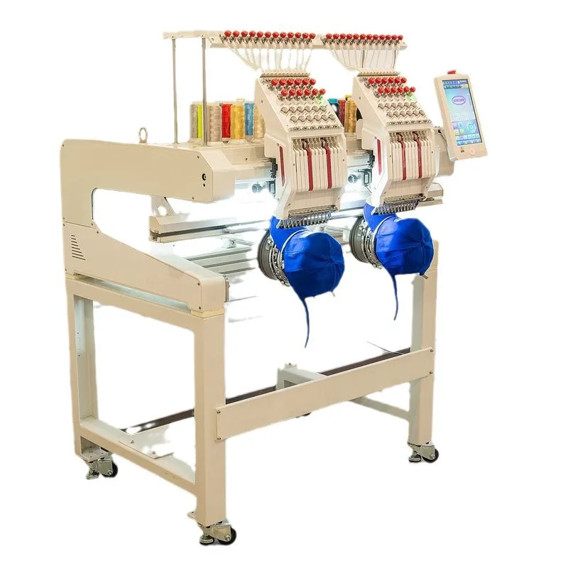 Computerized Embroidery Machine 7 Inch LCD Touchscreen Embroidery Machine with 200 Built-in Designs Customized