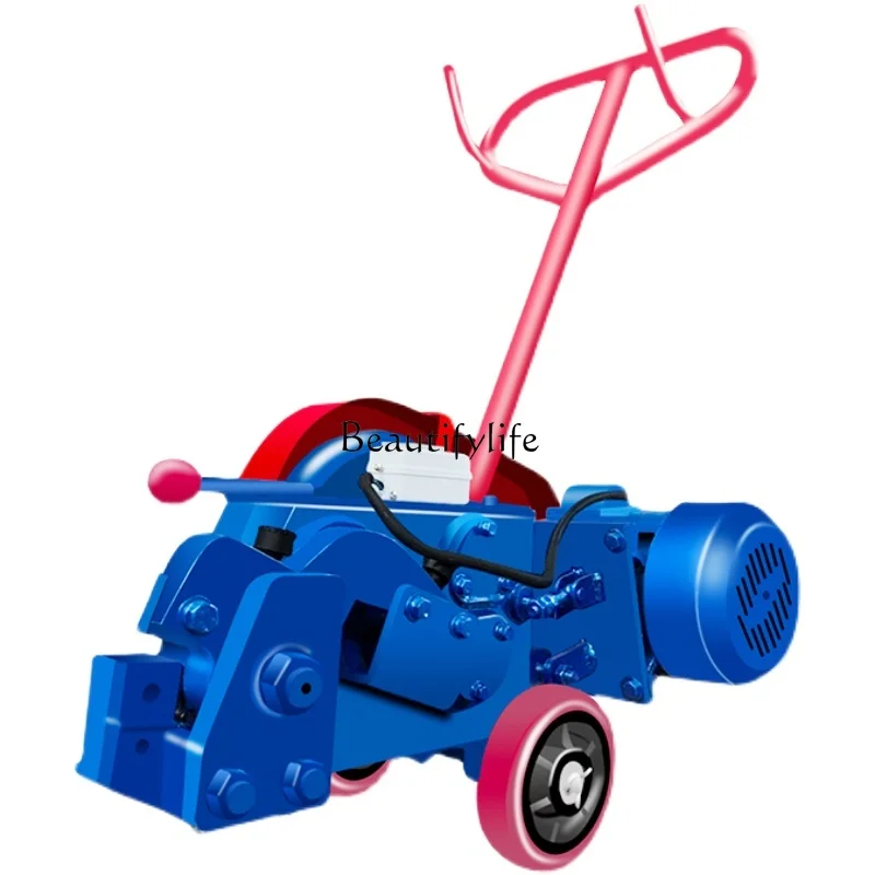 

Small electric steel bar cutting machine hand push portable cutting machine