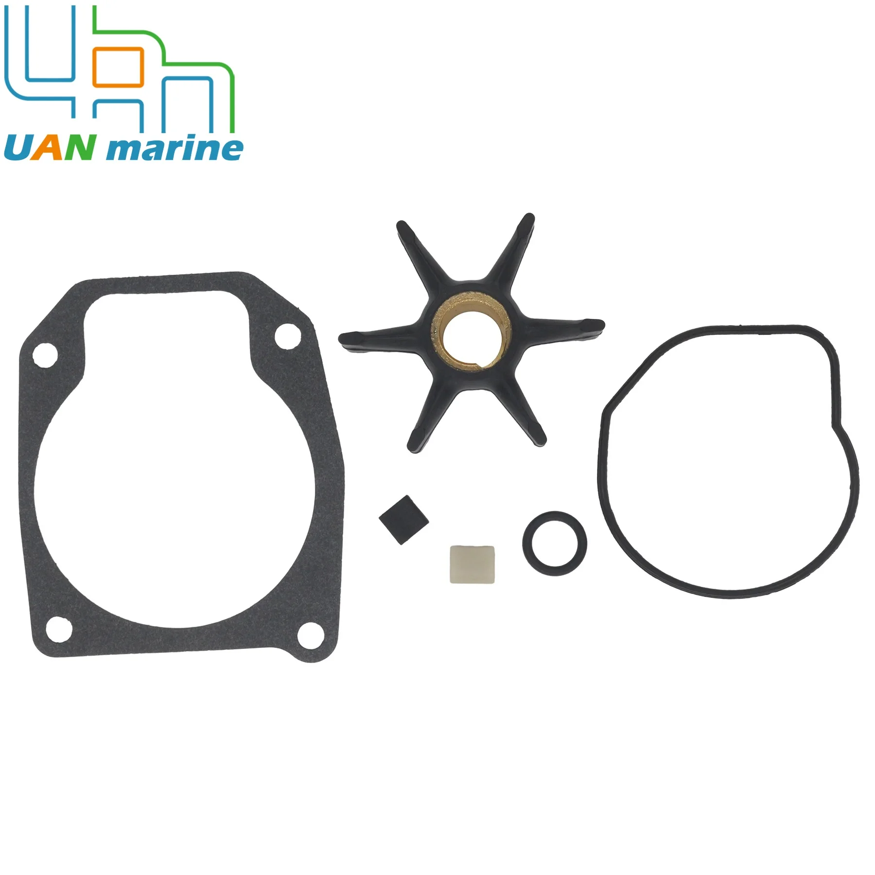 0396809 مجموعة خدمة دفاعة مضخة مياه محرك القارب لجونسون Evinrude 40 إلى 55 حصان محركات خارجية تحل محل 777214 18-3368 #1