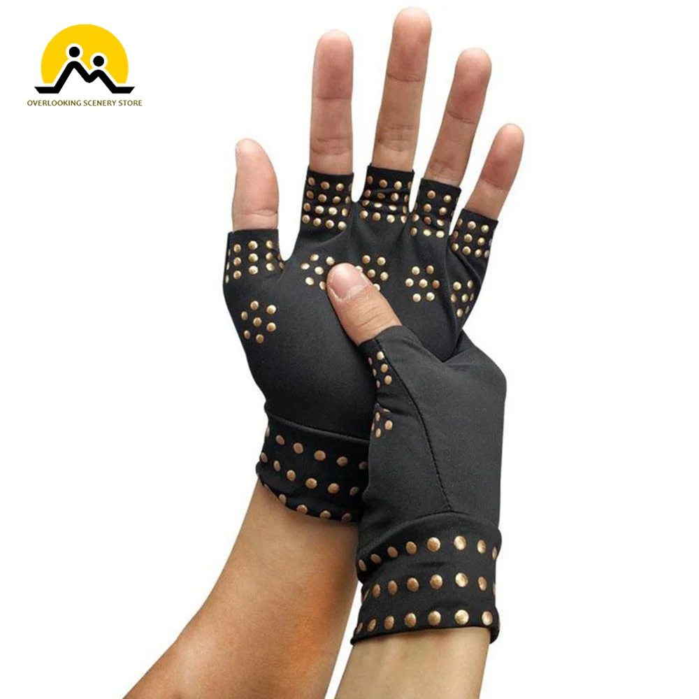 1Pair Gloves Anti Arthritis Health Compression Therapy Gloves Rheumatoid Hand Pain Relief Heal Joints Hand Wrist Brace Corrector