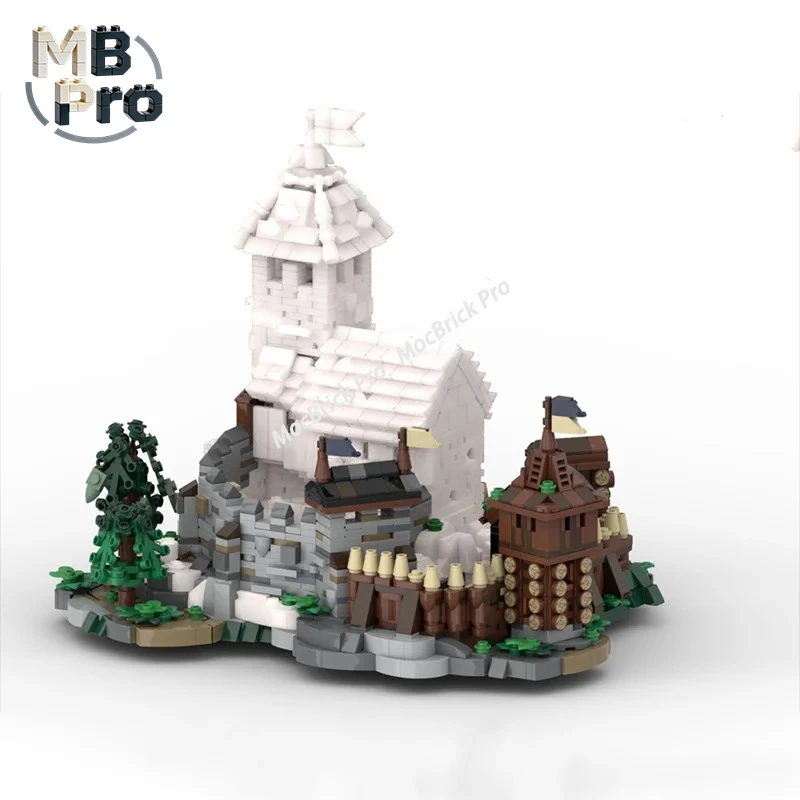 

MOC Historic Mini Castle Residence of Duke Martin Building Blocks Blaustein Fortress Noble Residence Assembly Bricks Decor Gift