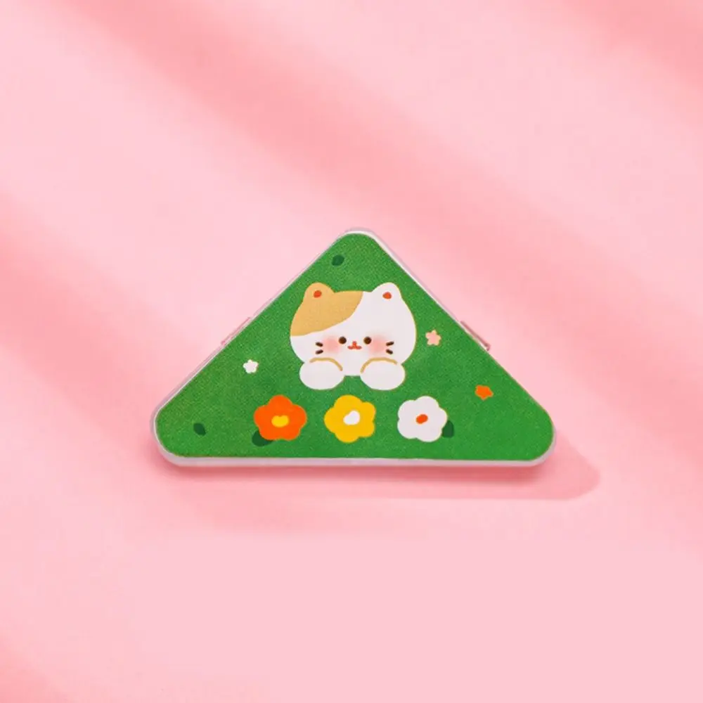 Cute Cartoon Corner Clip Multifunctional Bear Rabbit Panda File Clip Colorful Triangle Clip