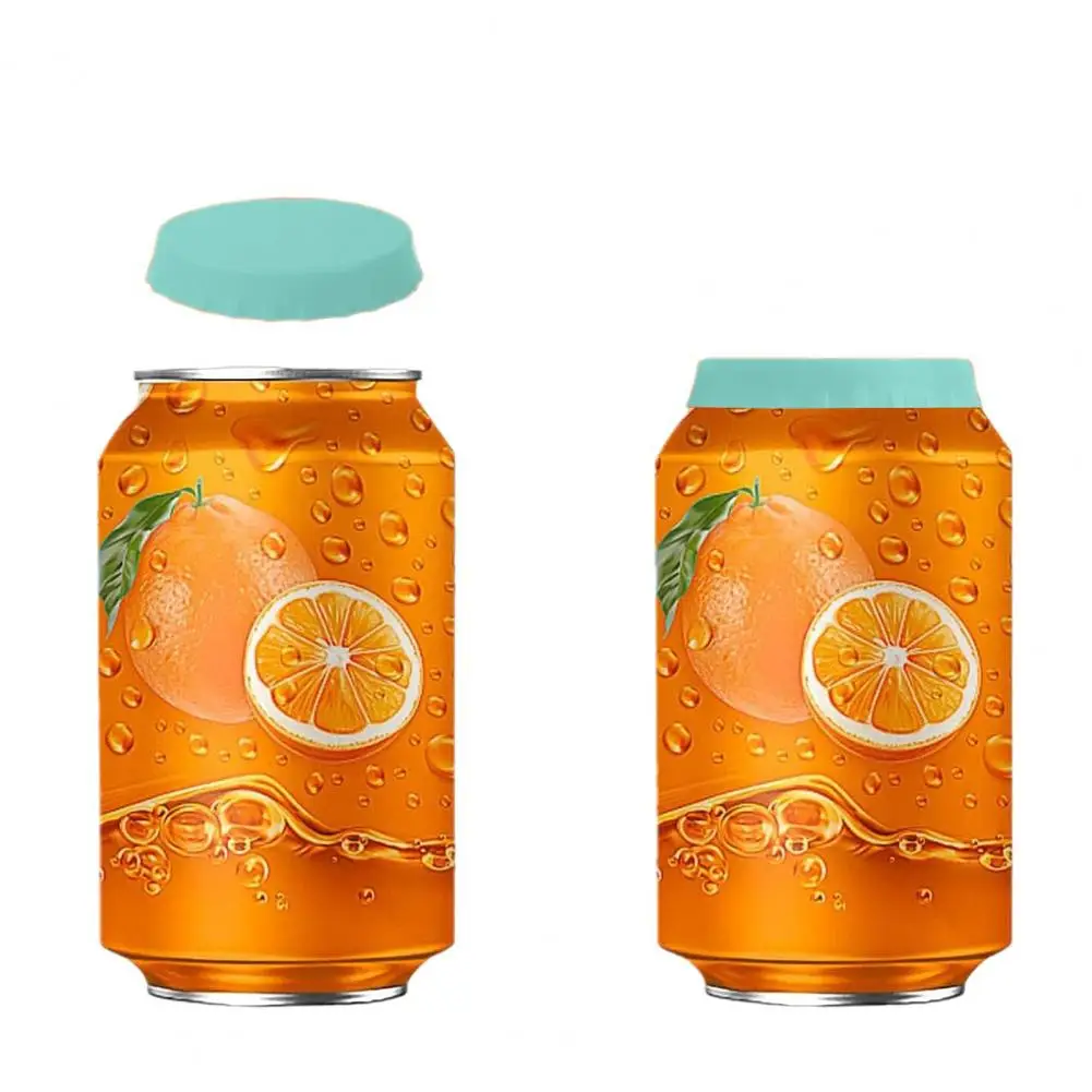 

Strong Toughness Protector Reusable Silicone Bottle Lid Covers for Leak-proof Home Refrigerator Storage 2pcs Soda Beer Bottle