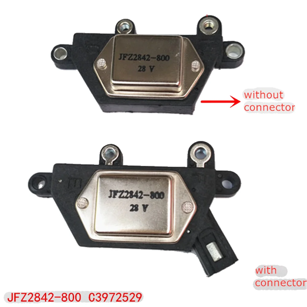 JFZ2842-800 6011-0002 New Voltage Regulator with Connector Plug or without Connector plug for Dongfeng Cummins-70A Engine