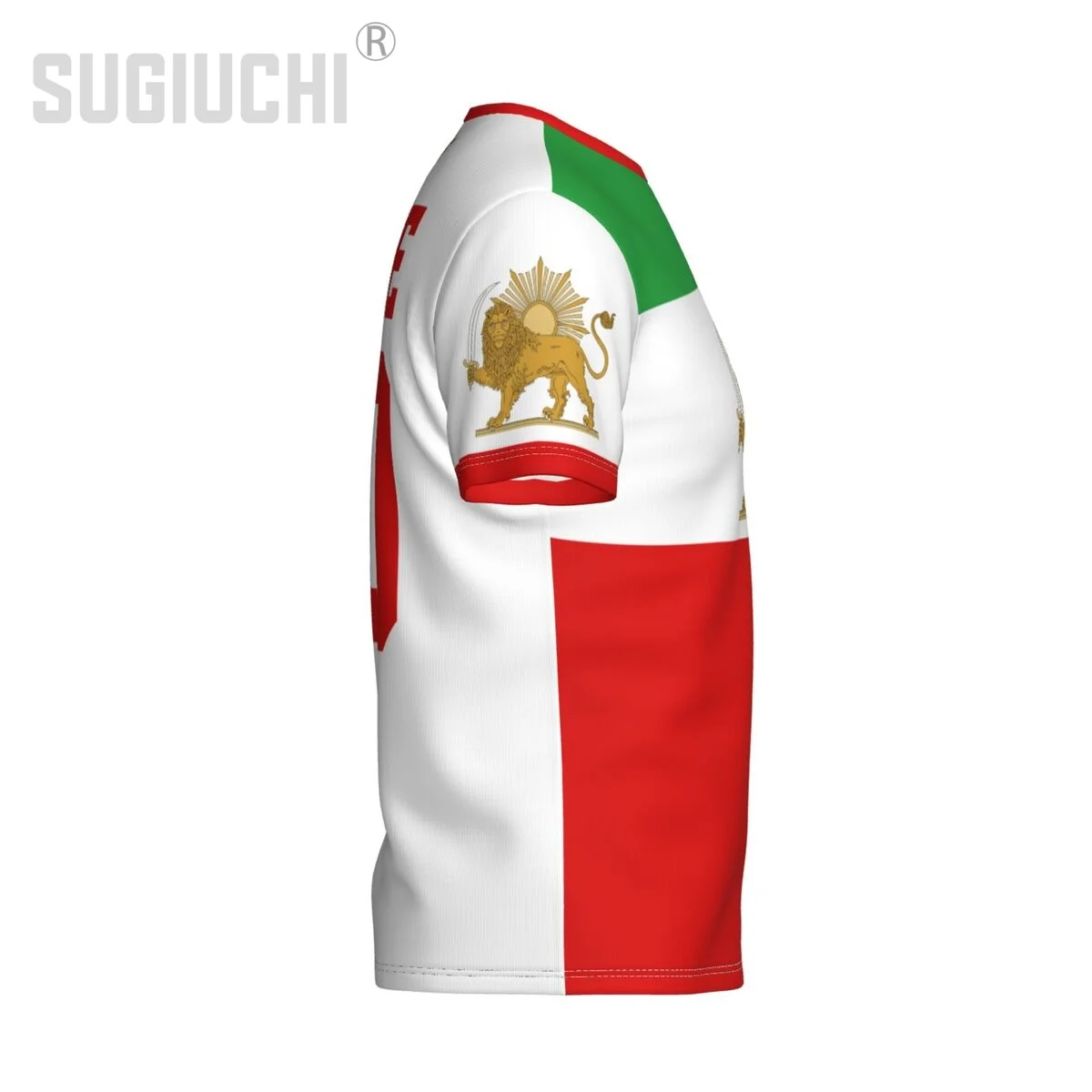 Custom Name Number Emblem Lion And Sun Flag Of Iran 3D T-shirts For Men Women Tees jersey team Soccer Football Fans Gift T shirt