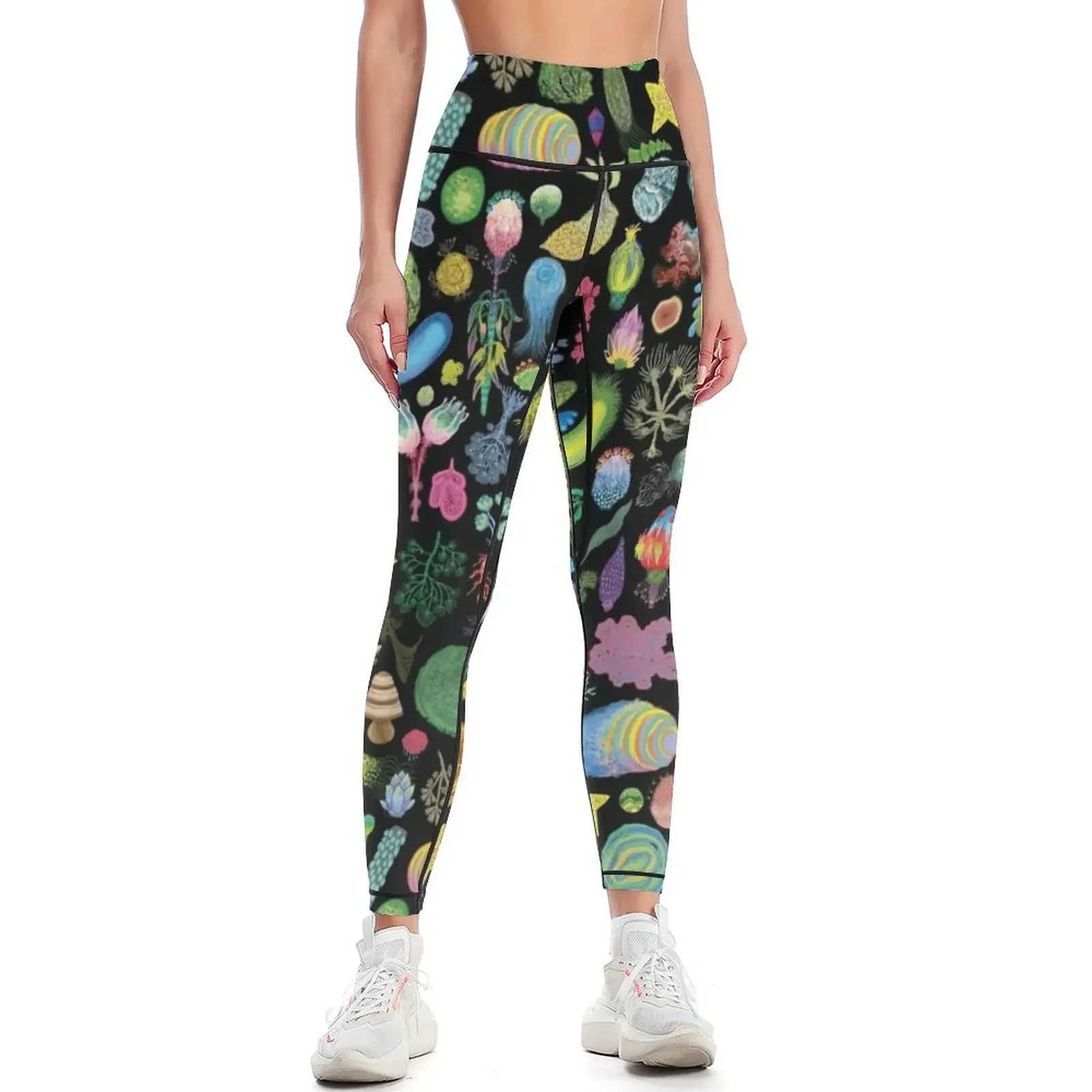 

Tasty Slugs & Tasty Cacti: extra Variation Leggings Sports pants for for fitness Sweatpants harem pants Womens Leggings