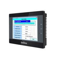 Coolmay 5 inch hmi plc all-in-one 12 DI 12 DO Relay Integrated HMI PLC Controller 4-20 mA  machine Industrial Monitor