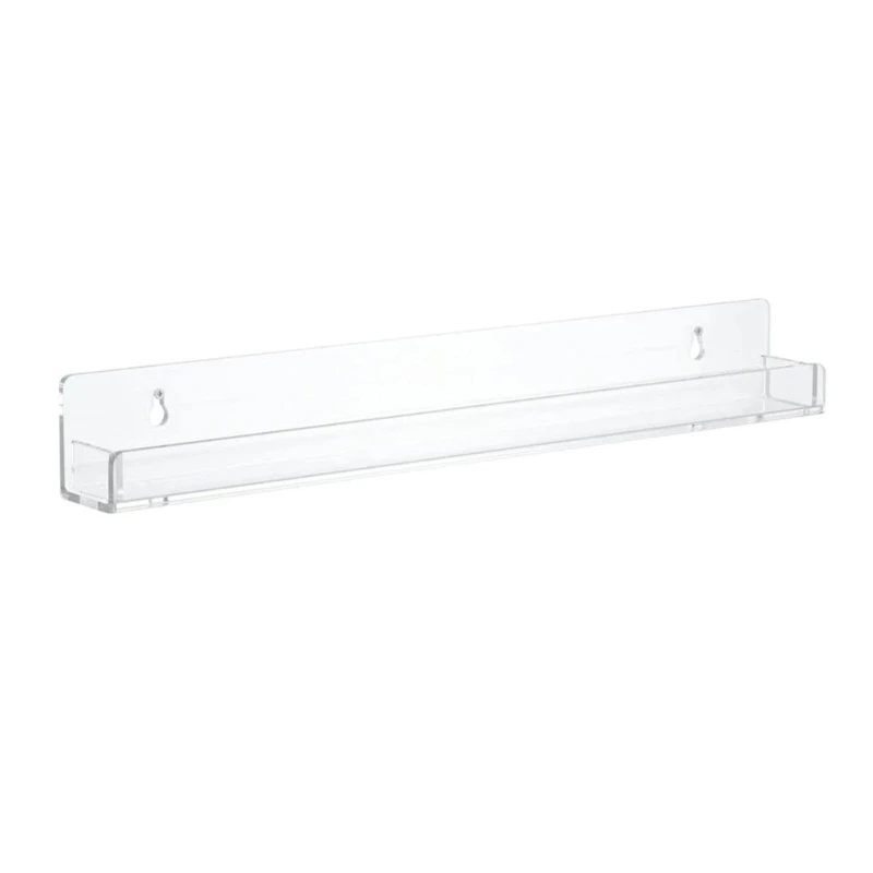 

Acrylic Bathroom Shelves, Transparent Wall Mounted, Thick Shower Shelf, Clear Storage Display Rack