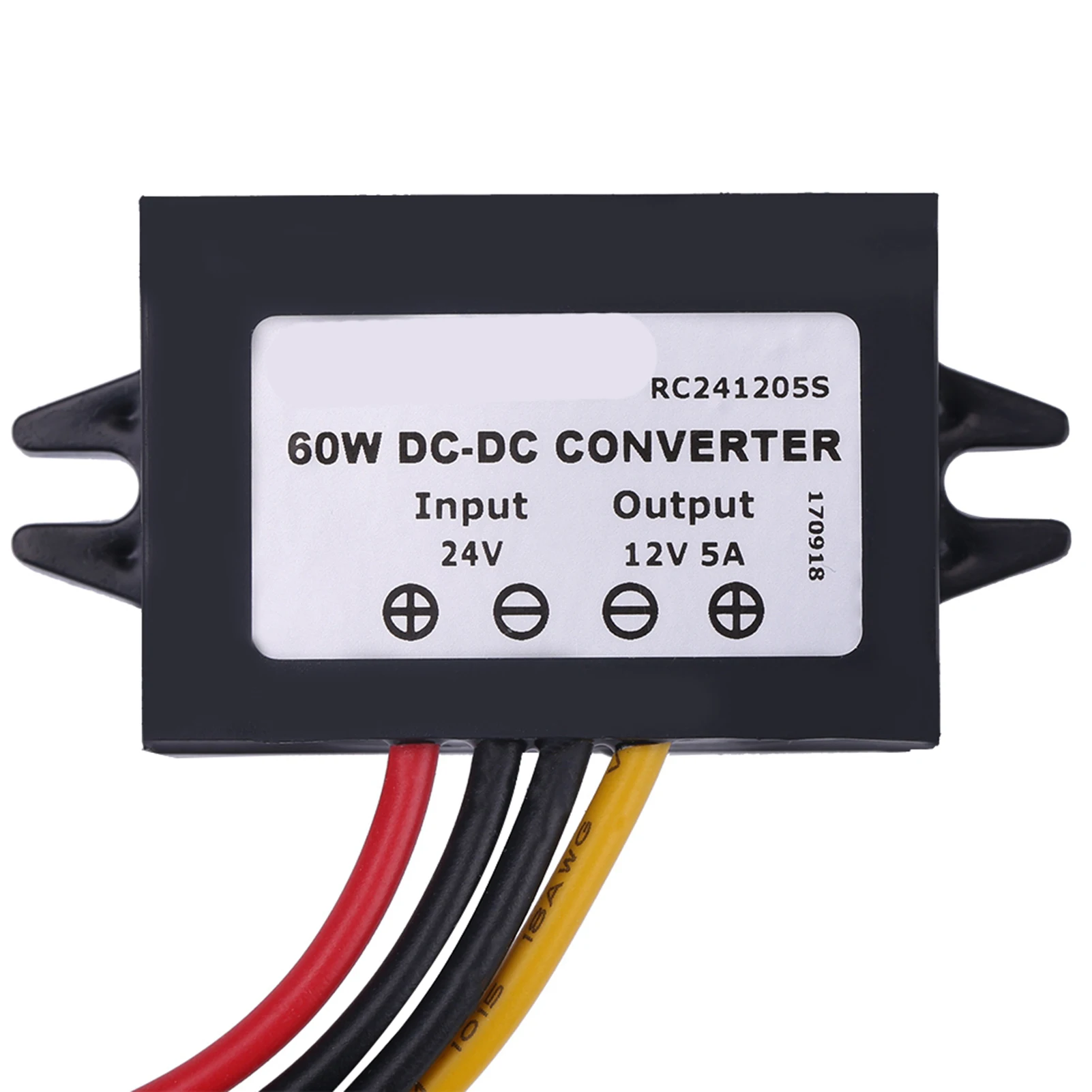 DC24V to 12V 5A 60W Step Down Converter Buck Voltage Regulator Module Waterproof IP68 with Over Current Over Voltage Over