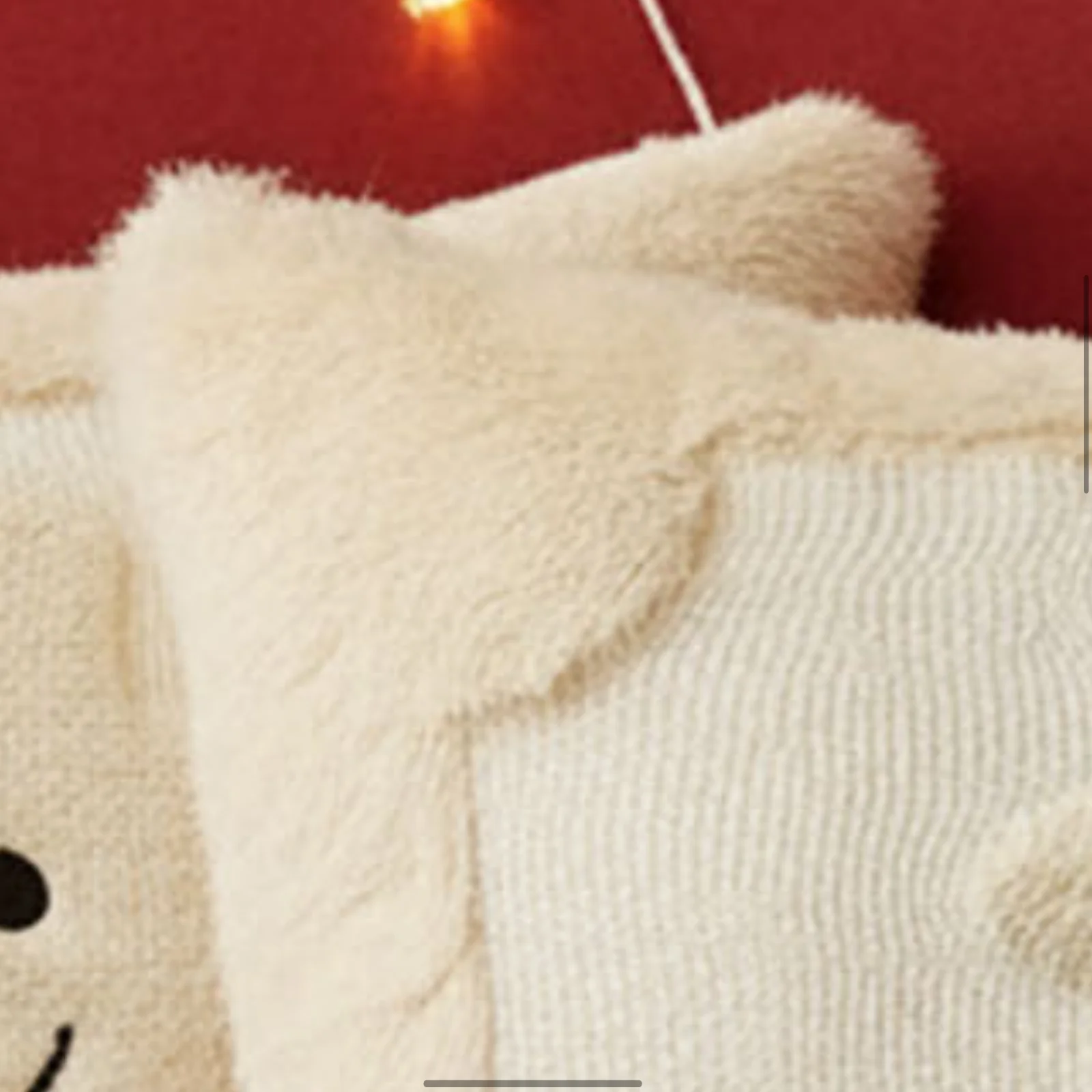 

2 Pack Christmas Faux Rabbit Fur Pillow Covers 45X45 Throw Pillow Covers Decorative Throw Pillow Covers for Sofa Couch Bed