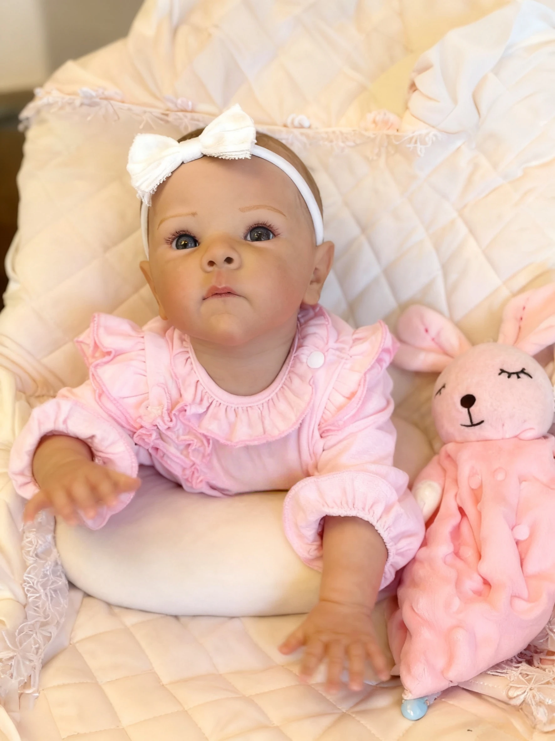 Aizwa1 Reborn Bettie Doll 18 pollici (silicone o vinile possono scegliere) Bebe fatto a mano neonata per bambini regalo di compleanno