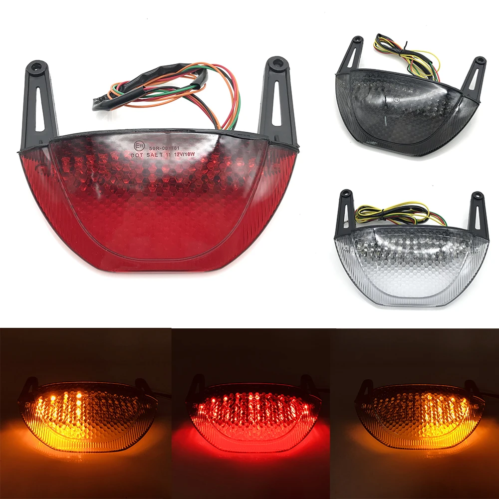 

Motorcycle LED Taillight Brake Light Rear Warning Lamp Turn Signal Light For HONDA CBR600RR CBR600 CBR 600 RR F5 2007-2011 2012