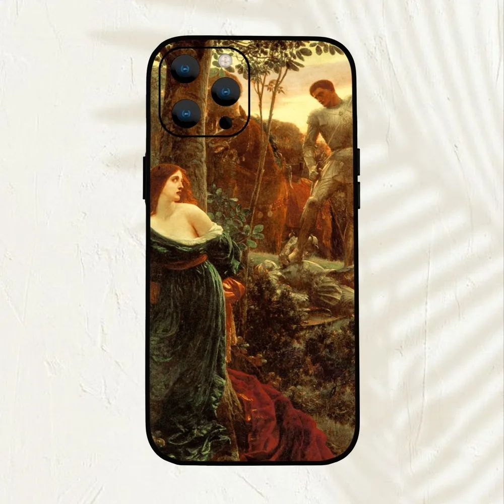 Art Sir F-Frank Dicksee  Phone Case  For Samsung Galaxy S24 S23 S22 S21 S20 Ultra Plus S20FE FE Cover