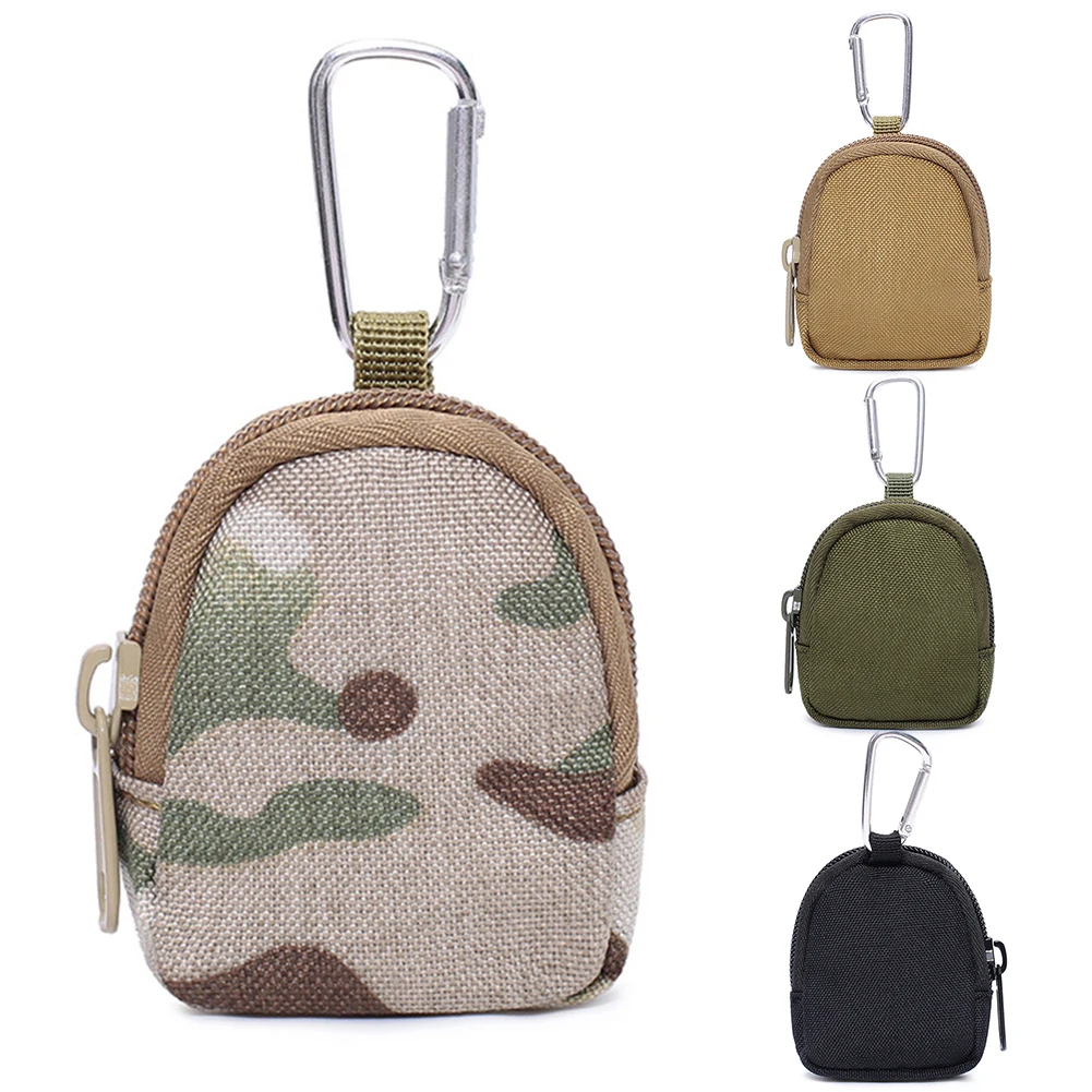 600D Tactical Military Hook Bag Outdoor Wilderness Survival Sports Round MOLLE Wallet Key Headphones Gadget Hunting Bag