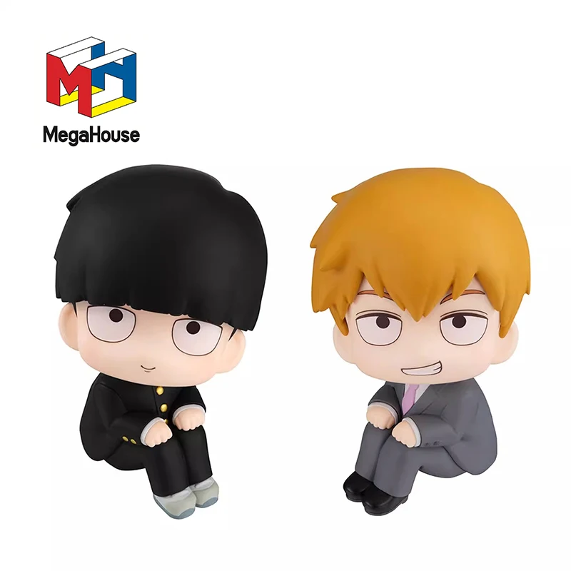 

In Stock Megahouse MH Look Up Mob Psycho 100 Reigen Arataka Kageyama Shigeo Original Anime Figure Model Collectible Toys