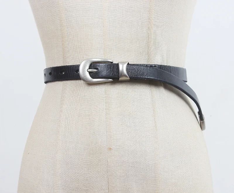 

Женский ремень из натуральной кожи, модельный ремень, корсет, декоративный узкий пояс, R1450