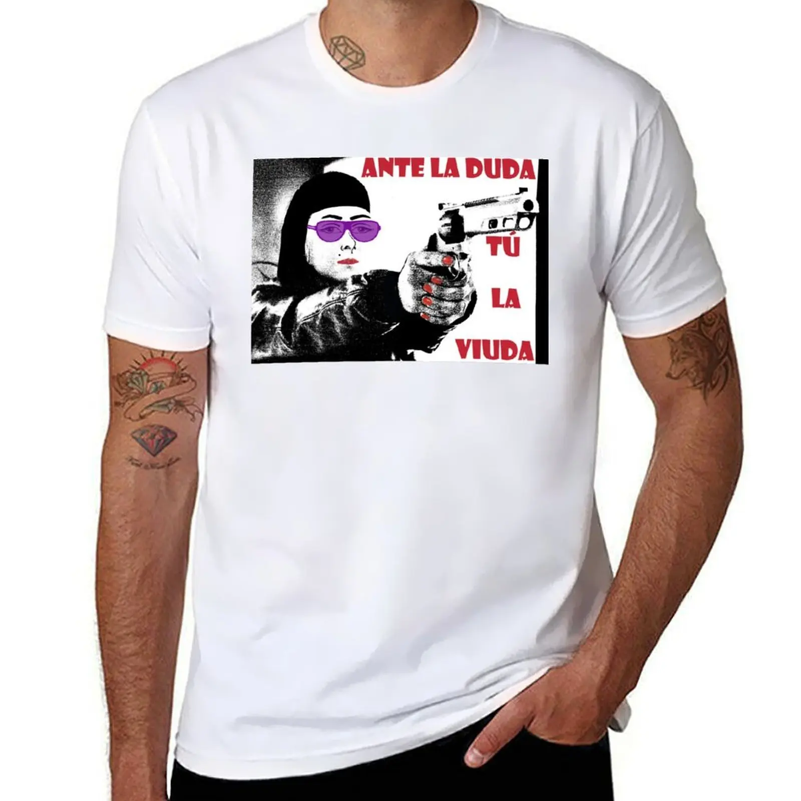 

When in doubt you the widow T-Shirt man t shirt cotton high quality man t shirts for men T-Shirt