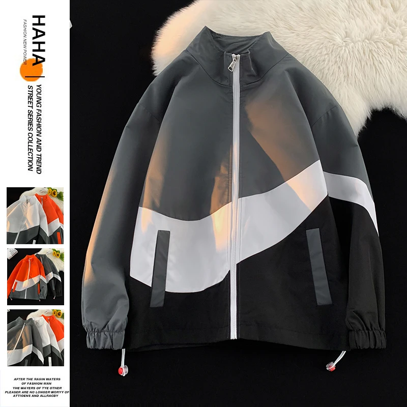 

MA Pilot Jaet Men's Spring Autumn Trend High-End Feeling Haome American Sle Functionali Windproof Long Sve Zipper