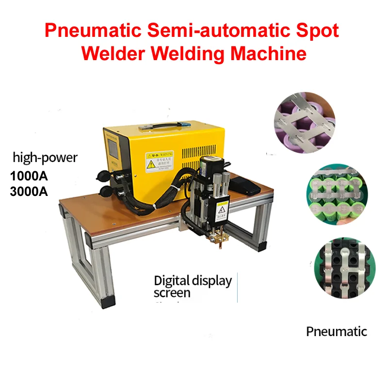 

Spot Welding Machine 15KW 25KW 3000A 5000A Pulse Butt Welder 110-240V Power Battery Aluminum Nickel Single Battery Spot Welder